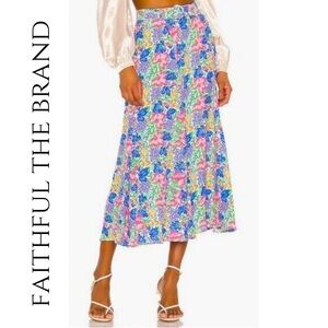 Faithful the Brand Valensole midi skirt